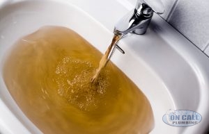 dirty water comes out of a sink due to backflow
